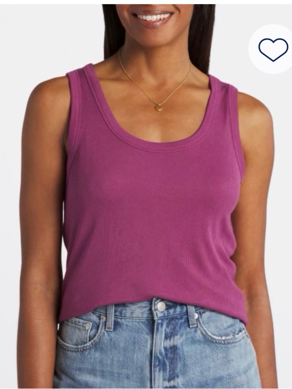 Threads 4 Thought Pink/Purple Tank Top Sleeveless Style NWOT xl